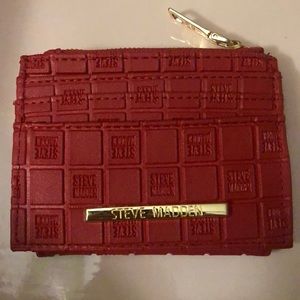 Steve Madden Red Small Wallet